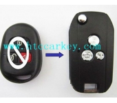 Hyundai 3 Button  Flip Key shell