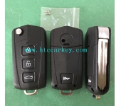 Hyundai 3+1 Button  Flip Key shell ,Left Blade,Slica: HYN6