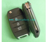 Hyundai 3 Button Modified Flip Key shell ,Slica: HYN14R