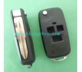 Hyundai 3 Button  Flip Key shell ,Left Blade,Slica: HYN7R