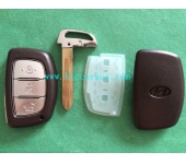 Hyundai 3 Button Remote key shell With Left Blade