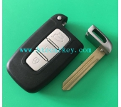 Hyundai 3 Button Remote key shell With Left  Blade