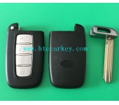 Hyundai 3 Button Remote key shell With Right Blade