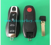 Porsche 4+1 Button Flip Remote Key Shell