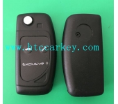 CHEVROLET 3 BUTTON FLIP KEY SHELL WITH RIGHT BLADE