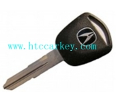Acura Transponder key shell without chip (Silver Logo)