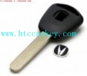 Acura Transponder key shell without chip (Silver Logo) HON66 Blade