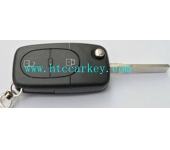 Audi 2 Button Flip Key Shell