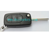 Audi 3 Button Flip Key Shell