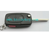Audi 2+1 Button Flip Key Shell