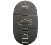 Audi 3 Button Remote Key Rubber Pad