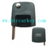 Audi Flip Key Head Without chip (Silver Logo) Square