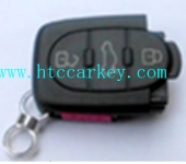 Audi 3+1 Button Remote Case With Panic Button