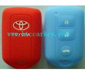 CAMRY smart key silicon rubber case 3 button red ang blue color