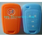 BUICK  smart key silicon rubber case 4 button orange and blue color