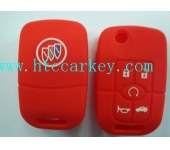BUICK  smart key silicon rubber case 4 button red color