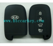 KIA  smart key silicon rubber case 4 button black color