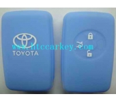 carola smart key silicon rubber case 3 button blue color