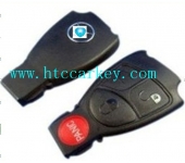 Benz 3+1 Button Smart Remote Shell,With Panic Button