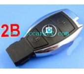 Benz 2 Button Smart Remote Shell,for Chrome