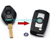 BMW 3 Button Flip Remote Key Shell