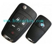 Buick Flip 4+1 Button  Key Shell (With Logo)
