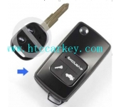 Chevrolet Epica 2 Button Replacement Flip Key Shell (With Logo)