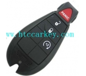 C-hrys/Dodg 3+1 Button Smart Remote Key Shell 