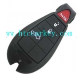 C-hrys/Dodg 3+1 Button Smart Remote Key Shell 