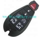 C-hrys/Dodg 6+1 Button Smart Remote Key Shell 