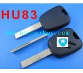 Citroen Valet Transponder key shell without chip (With Logo)