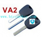 Citroen Valet Transponder key shell without chip (With Logo)