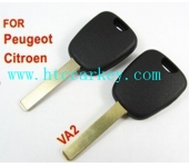 Citroen Valet Transponder key shell without chip (Without Logo)