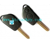 Citroen Elysee 2 Button Remote Shell(with logo)