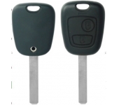 Citroen/Peugeot 2 Button Remote Key Shell 407 Blade With Groove (Without Logo)