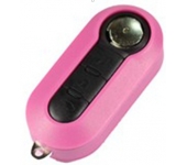 Fiat 3 Button Flip Remote Key Shell Pink Color ( with logo)