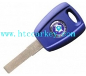 Fiat Transponder key shell  without chip Blue Color (With Logo)