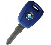 Fiat Transponder key With T5 chip Blue Color (With Logo)