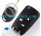 Ford Mondeo 3 Button Replacement Flip Remote Shell 