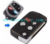 Ford 4 Button Replace Flip Remote Shell 
