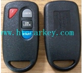 Ford 3+1 Button Smart Remote Shell 