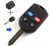 Ford 4 Button Replacement Remote Key Shell (2 in 1)