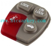 GMC 4 Button Remote Rubber Pad with Word \