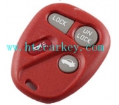 GMC 4 Button Remote Shell (Red Color)