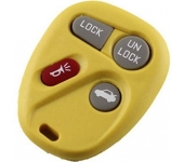 GMC 4 Button Remote Shell (Yellow Color)