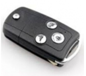 Honda 3 Button Flip Remote Key Shell, With Button