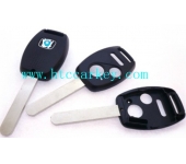Honda 2+1 Button Remote Key Shell With Chip Place ( with logo)