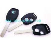 Honda 2 Button Remote Key Shell With Chip Place ( with logo)