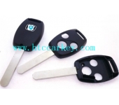 Honda 3 Button Remote Key Shell With Chip Place ( with logo)