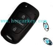Hyundai Accent Modified Flip Remote Key Shell 3 button